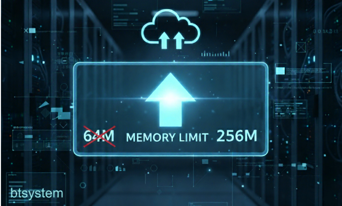 BTSYSTEM-memory-limit WordPress Memory Limiti Yükseltme